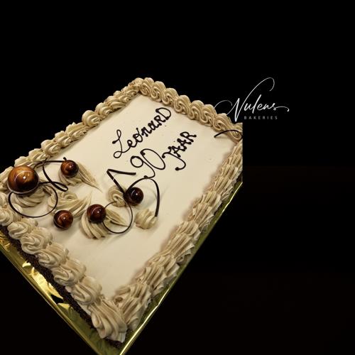 Mokka gateau rechthoek